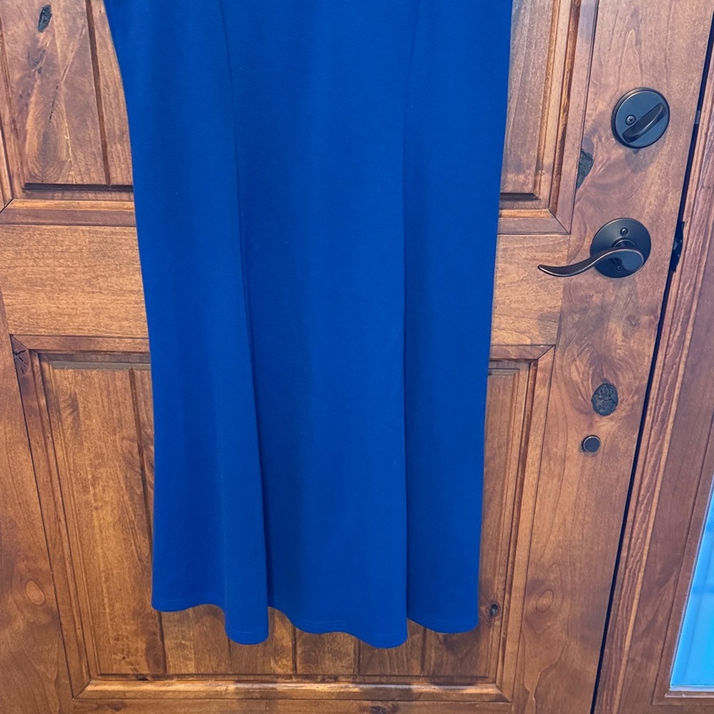 Coldwater Creek Royal Blue Midi Dress - Picture 5 of 8